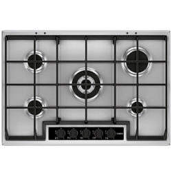 AEG HG75SY5450 Gas Hob, Stainless Steel